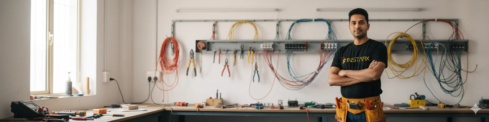 InstaFix professional at work in Bangalore